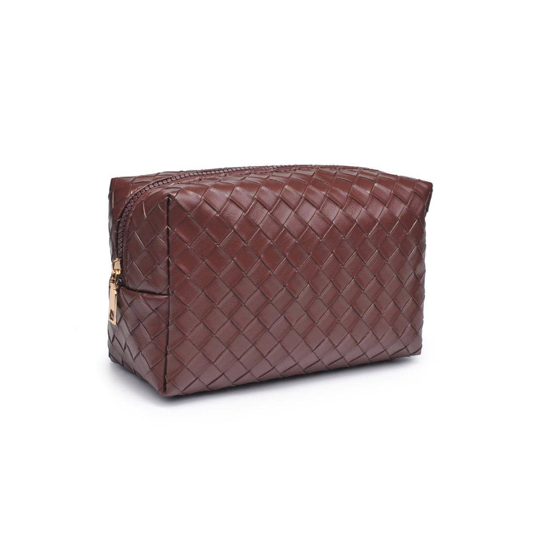 Urban Expressions - Weave & Wander Cosmetic Pouch: Gold