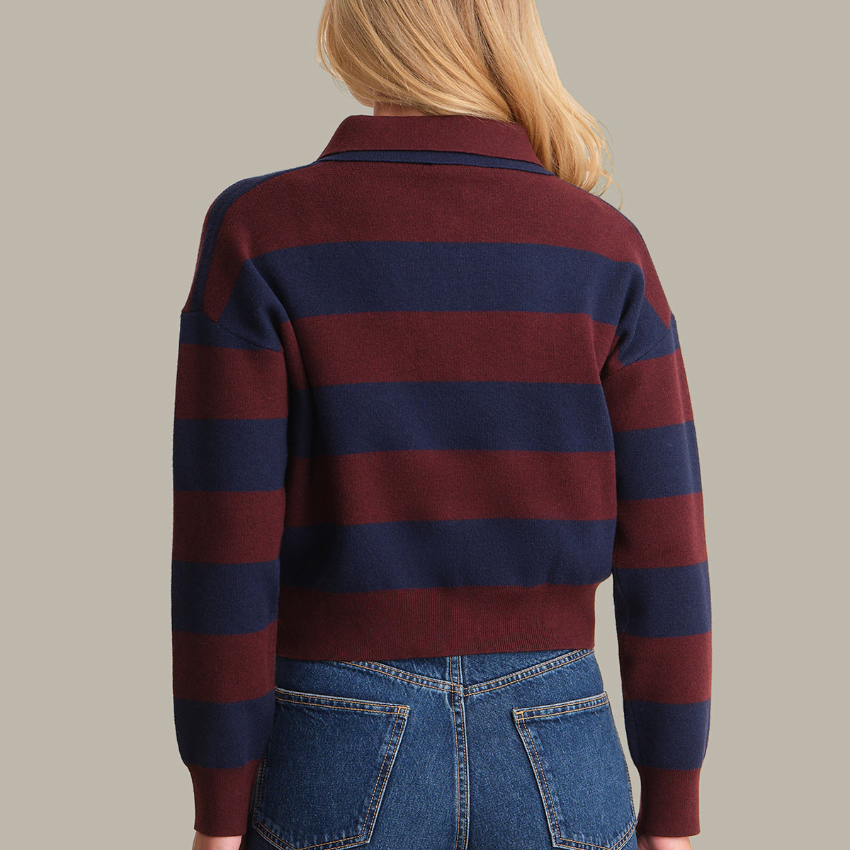 525 - LENNON Rugby Striped Pullover