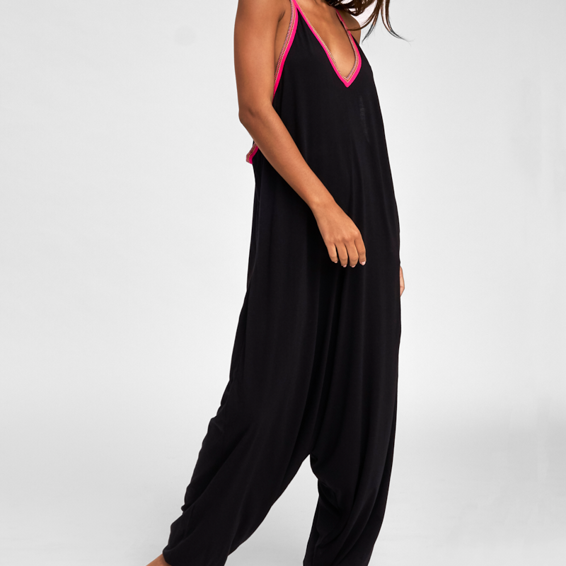 pītusa - Pima Inca Jumpsuit Black Standard, CLOTHING, pītusa, Plum Bottom