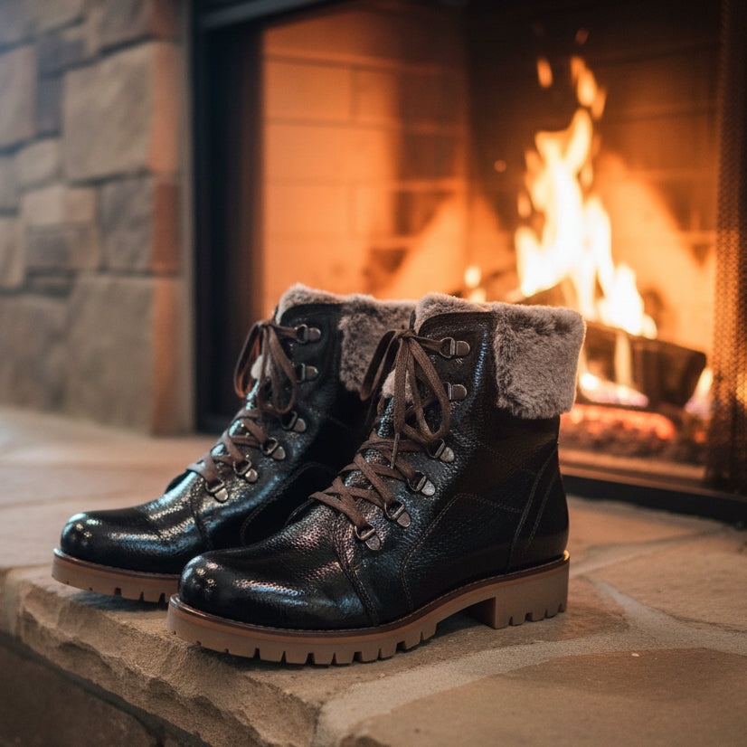 ERIC MICHAEL Evie Winter Boot, Boots, Eric Michael, Plum Bottom