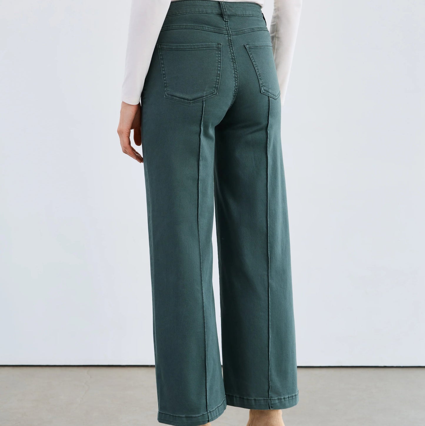 FDJ - Olivia Wide Leg Denim - Spruce