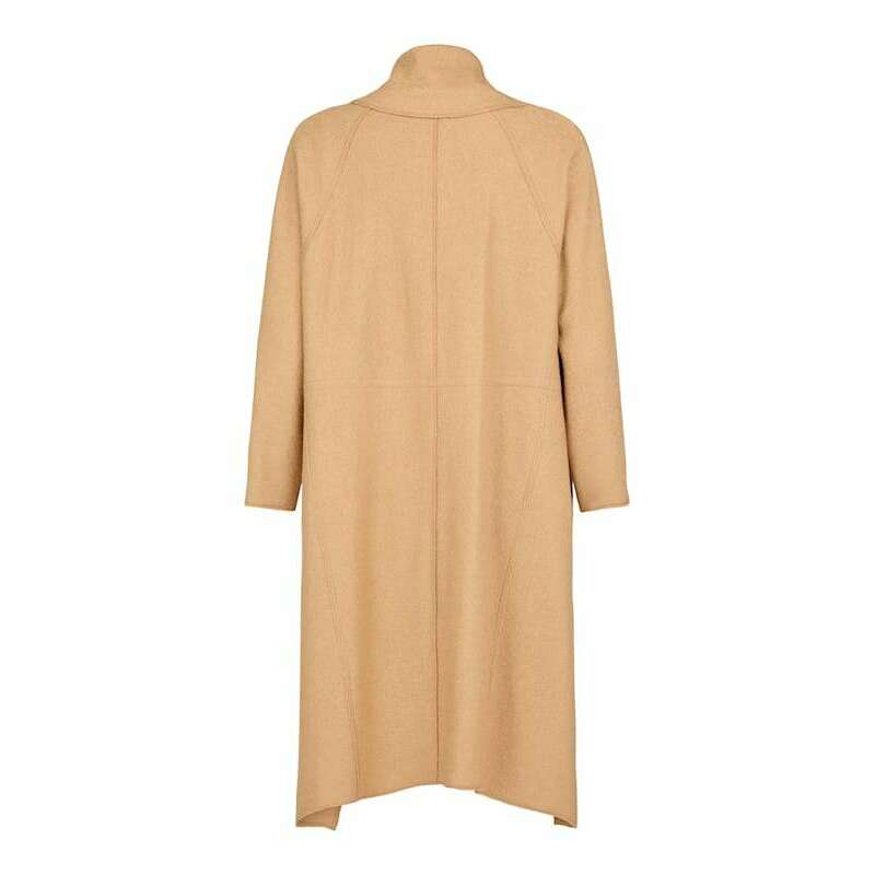 NOEN Cinched Waist Coat Camel