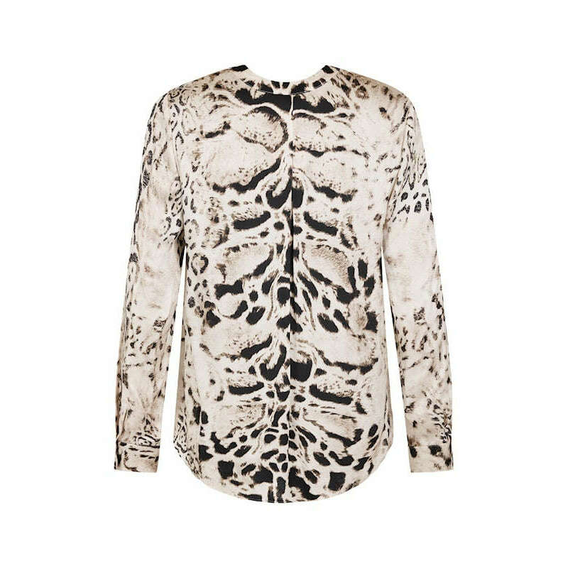 R.o.b. Leopard Longsleeve Blouse