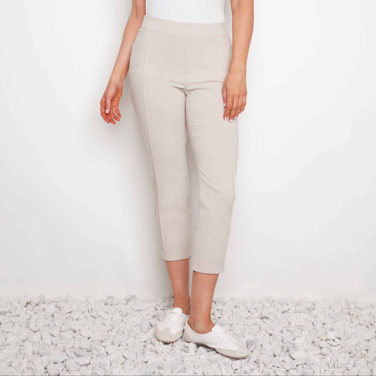 UP! 68450 - Linen Effect Pant
