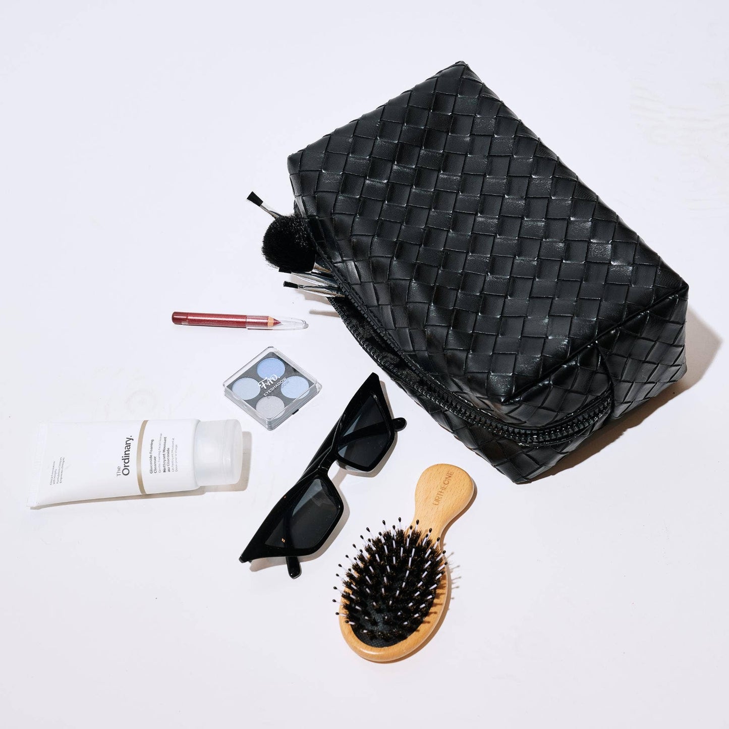 Urban Expressions - Weave & Wander Cosmetic Pouch: Black