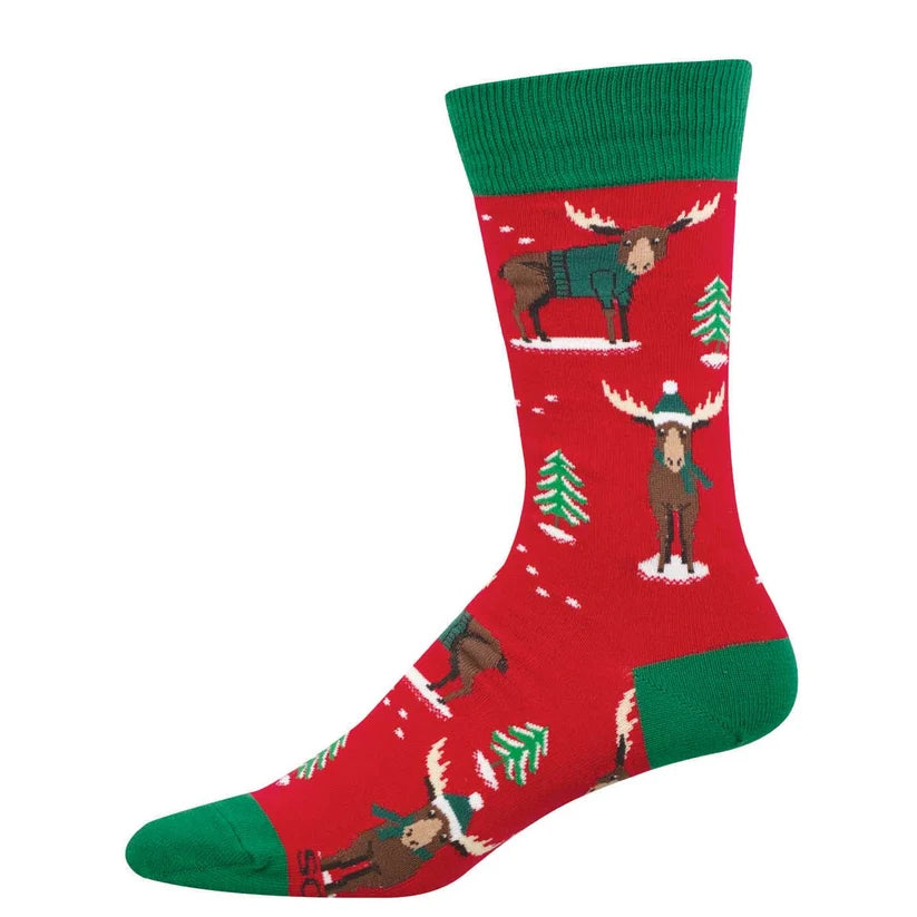 SOCKSMITH Christmas Moose