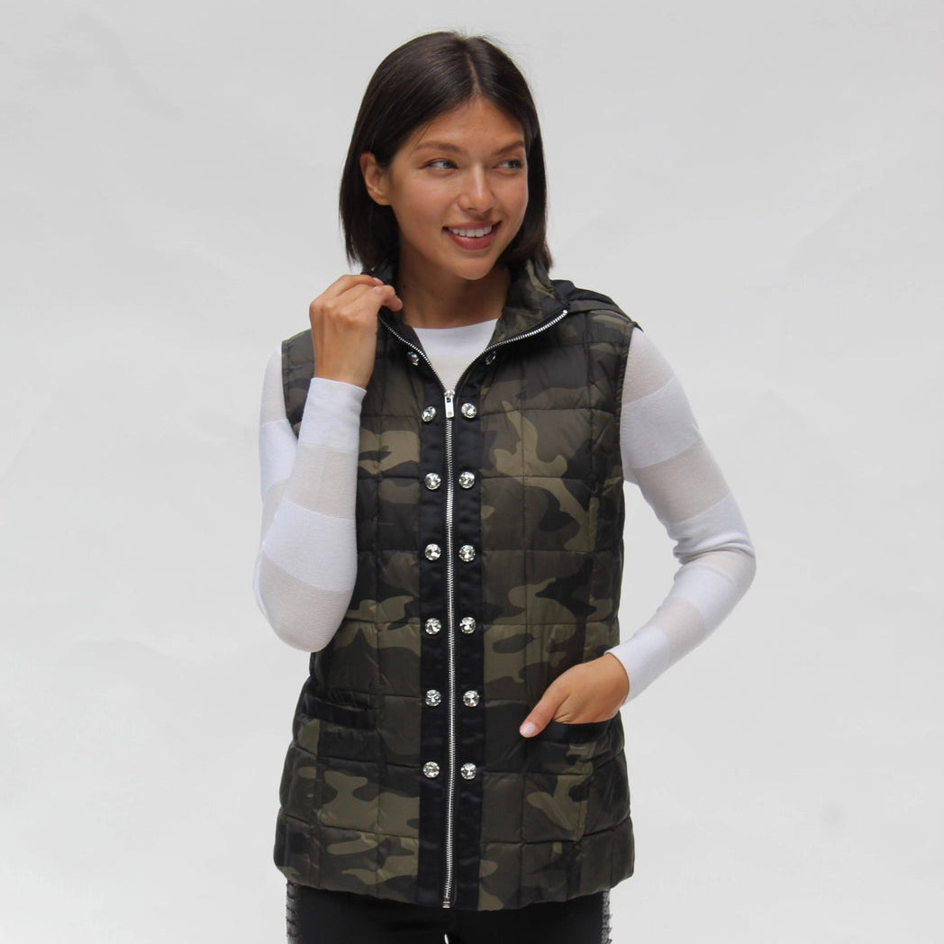 CIAO MILANO Celia Vest Camo