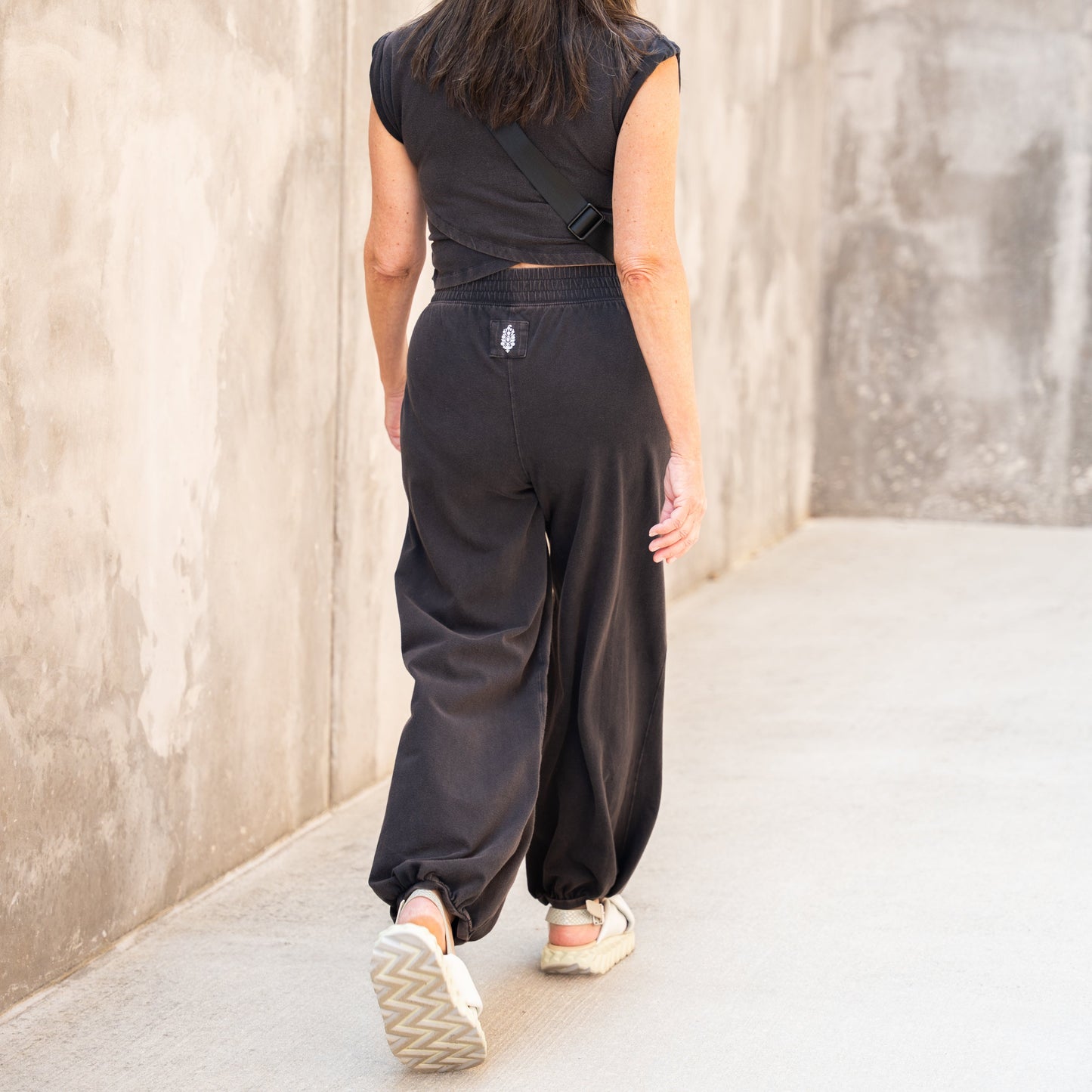Free People - Hot Shot Crossover - Black