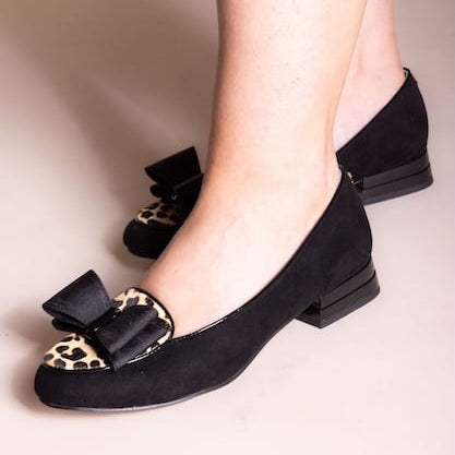 J. RENEE- Kori in Black/Leopard