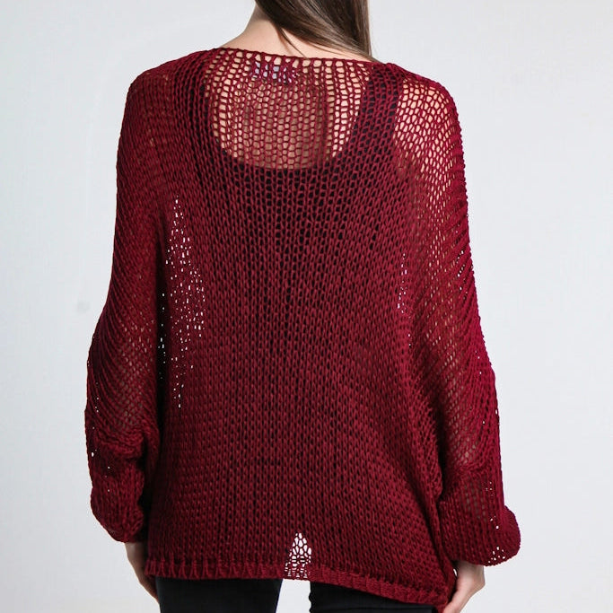 Tina Stephens- Adena - Burgundy