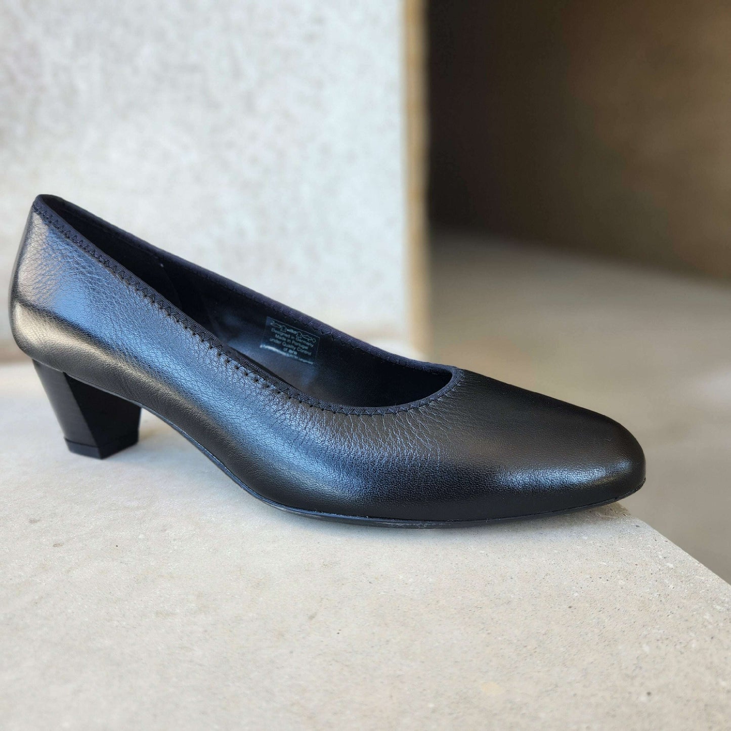 ARA - Kelly black leather, Pumps, Ara, Plum Bottom