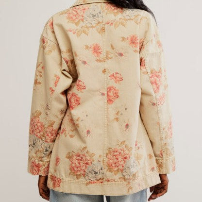 FREE PEOPLE - Avery Denim Jacket - Floral