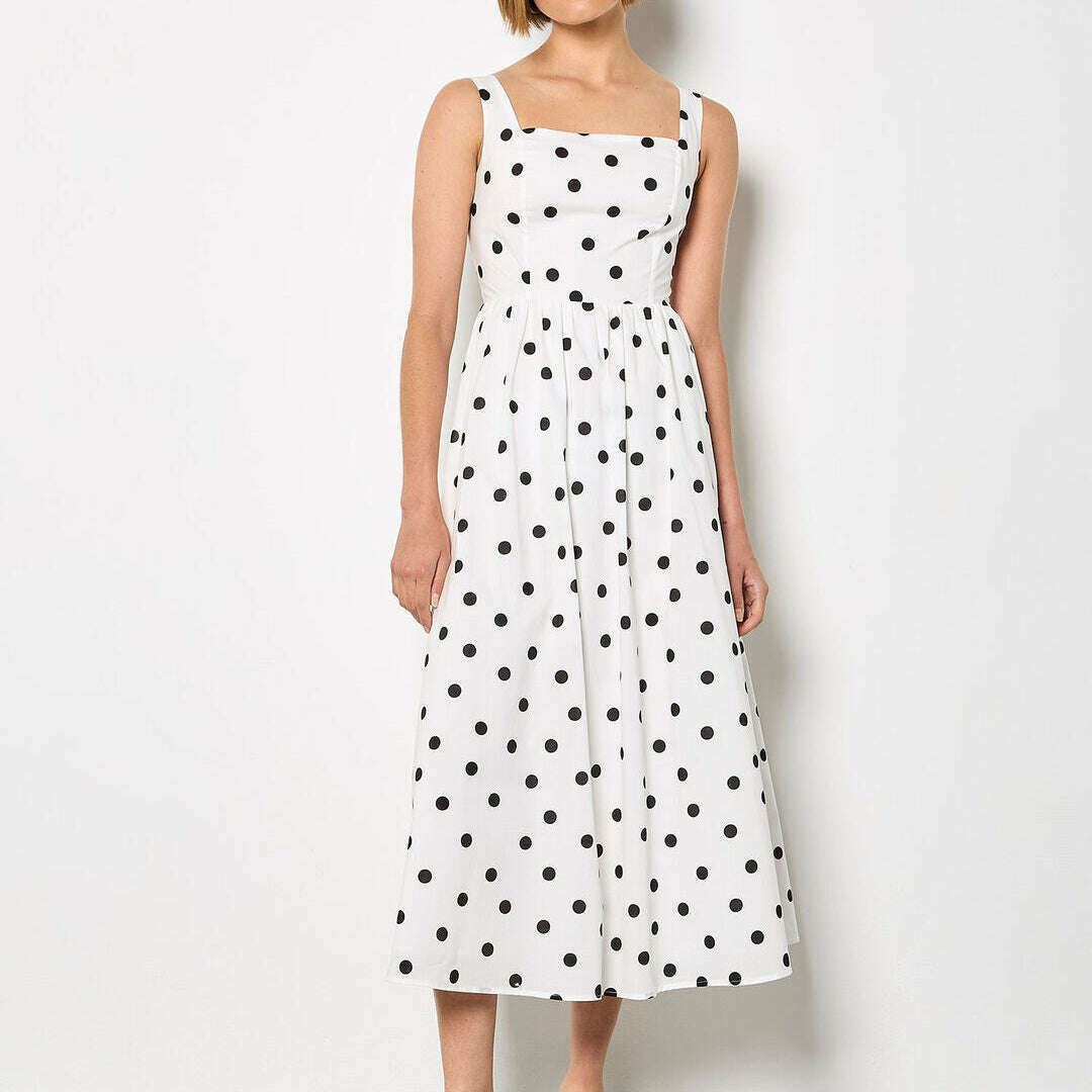 APRICOT Polka Dot Dress, Dresses, APRICOT, Plum Bottom