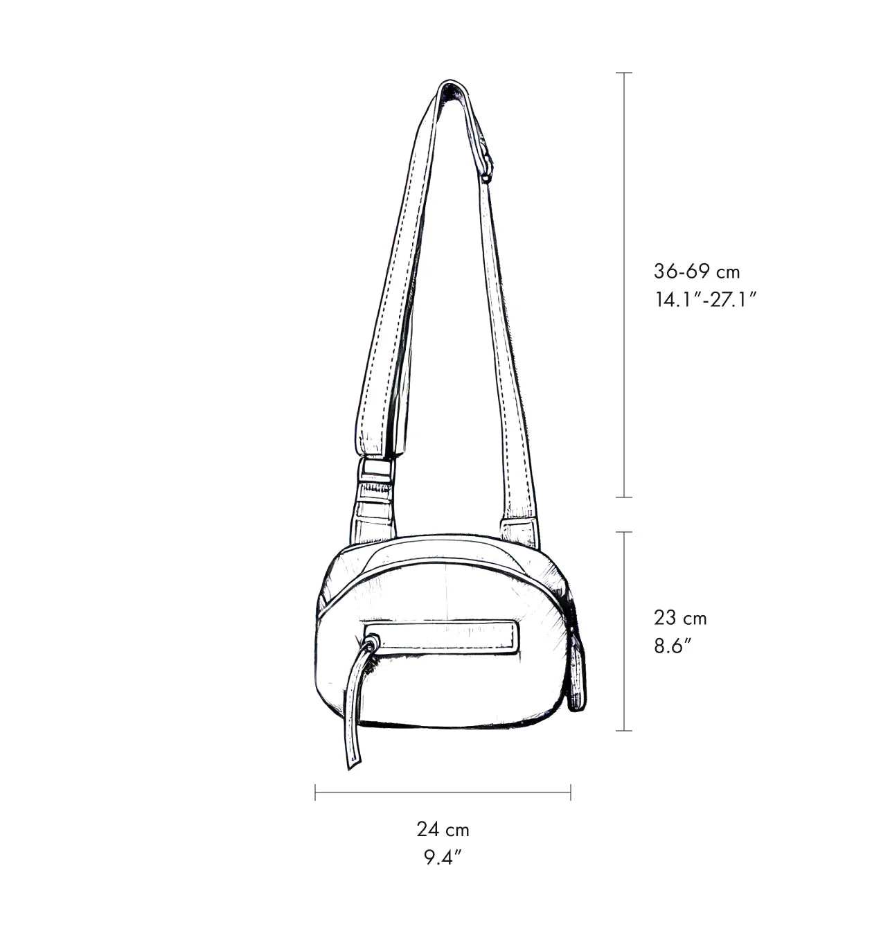 Daniella Lehavi - Bonnie Crossbody - Snow