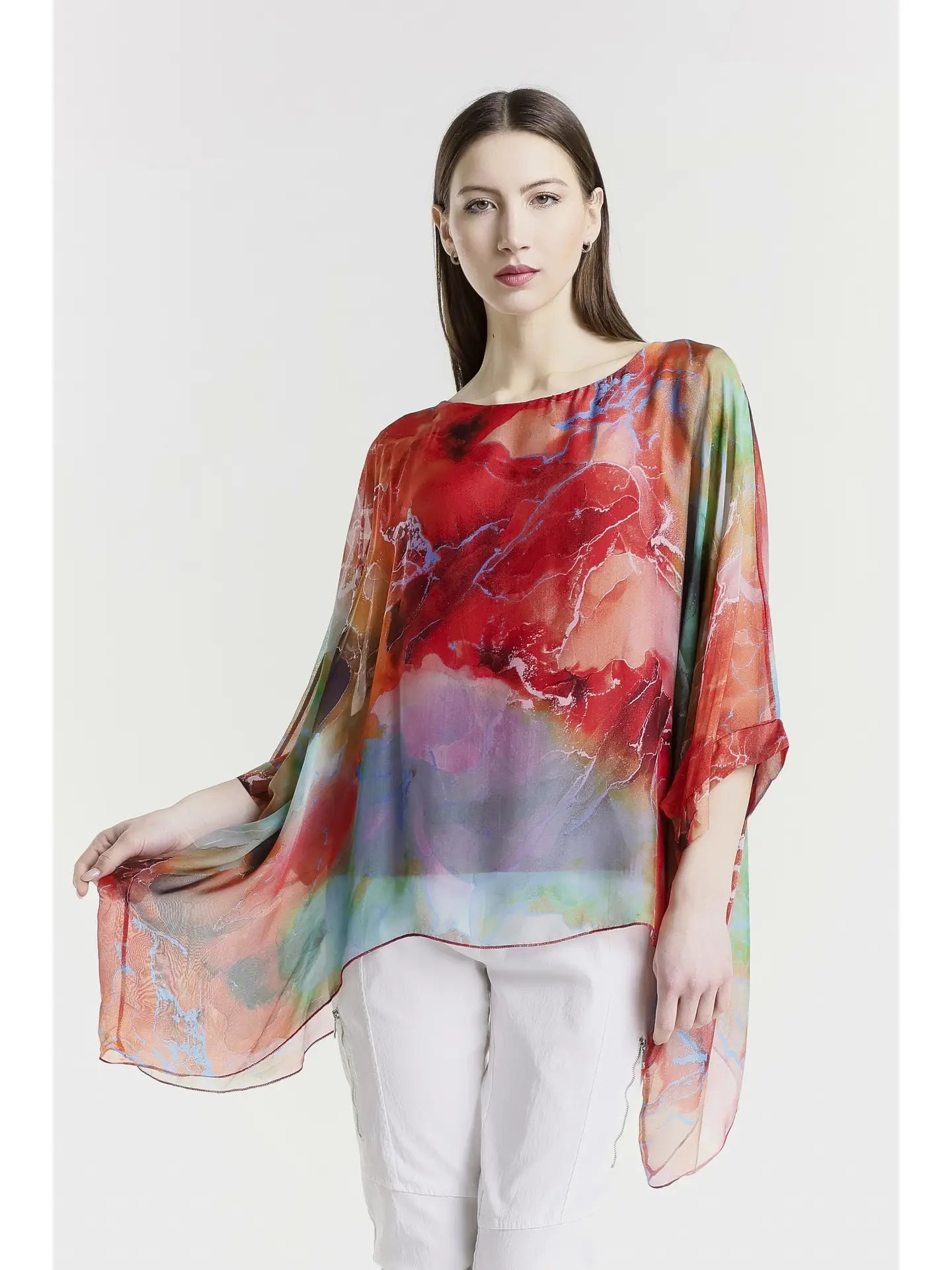 Tina Stephens- Sofia Geode Silk Kaftan