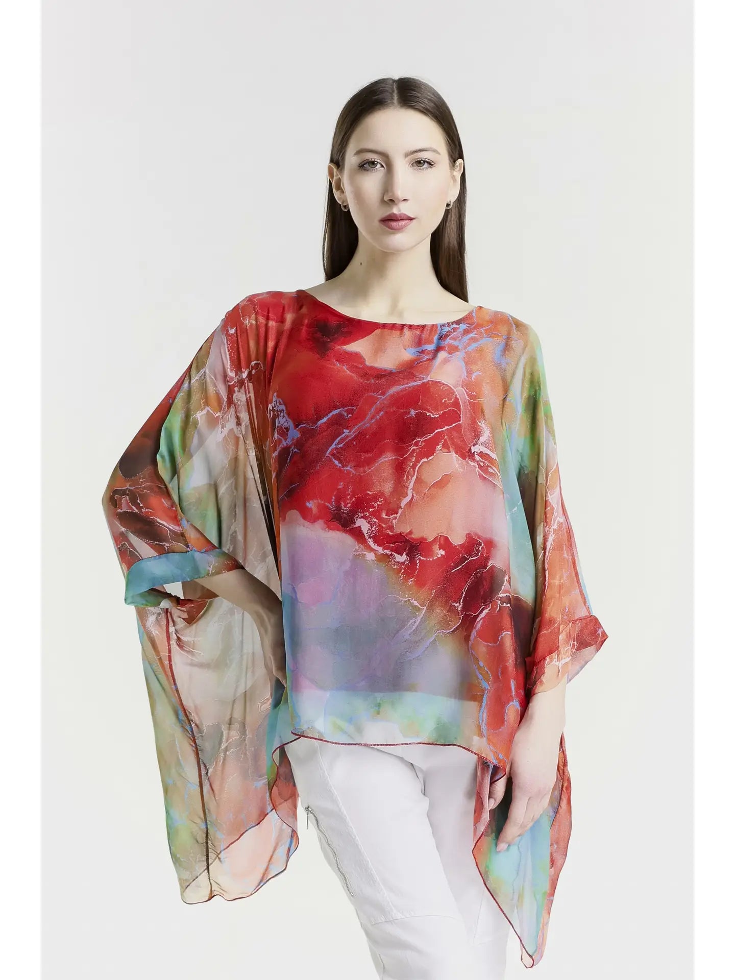 Tina Stephens- Sofia Geode Silk Kaftan