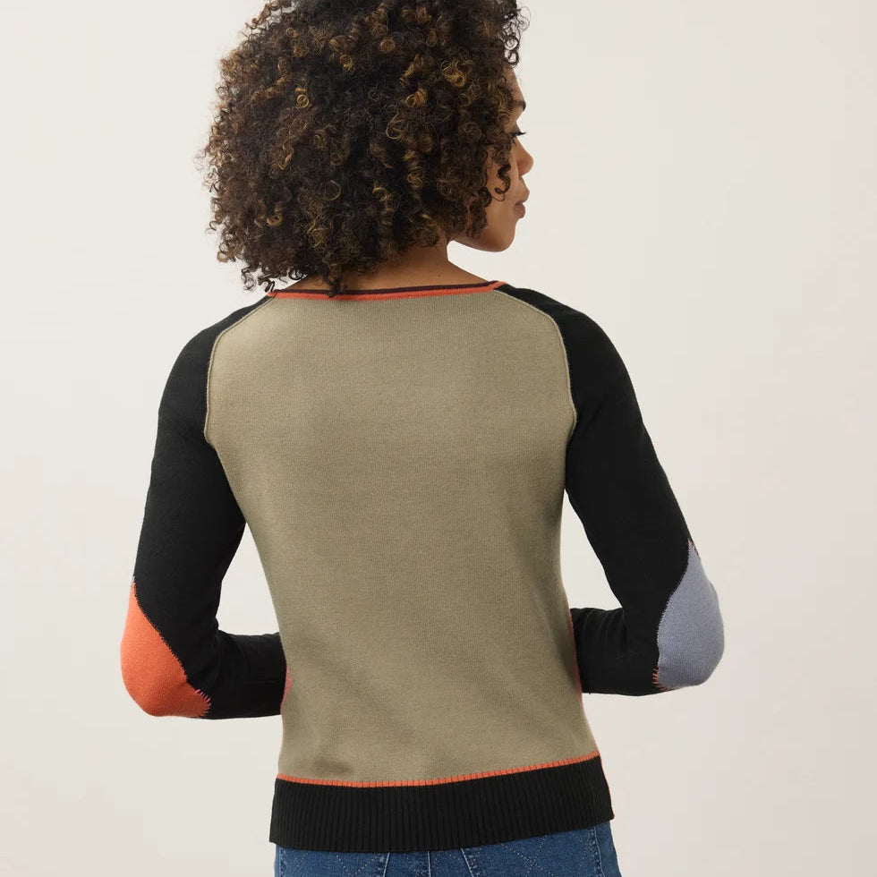FDJ Long Sleeve Boatneck Sweater Pink Mauve