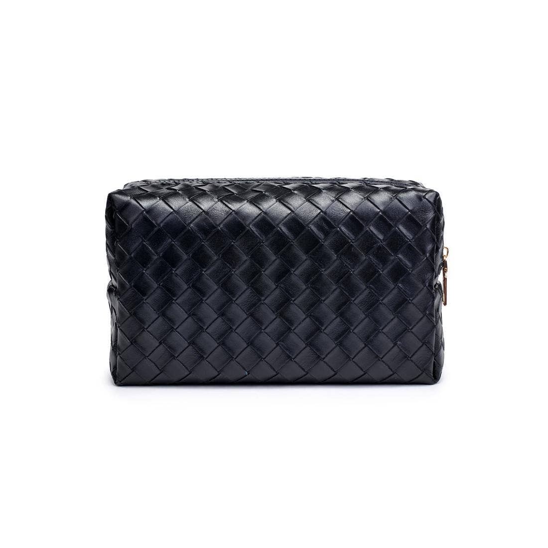 Urban Expressions - Weave & Wander Cosmetic Pouch: Gold