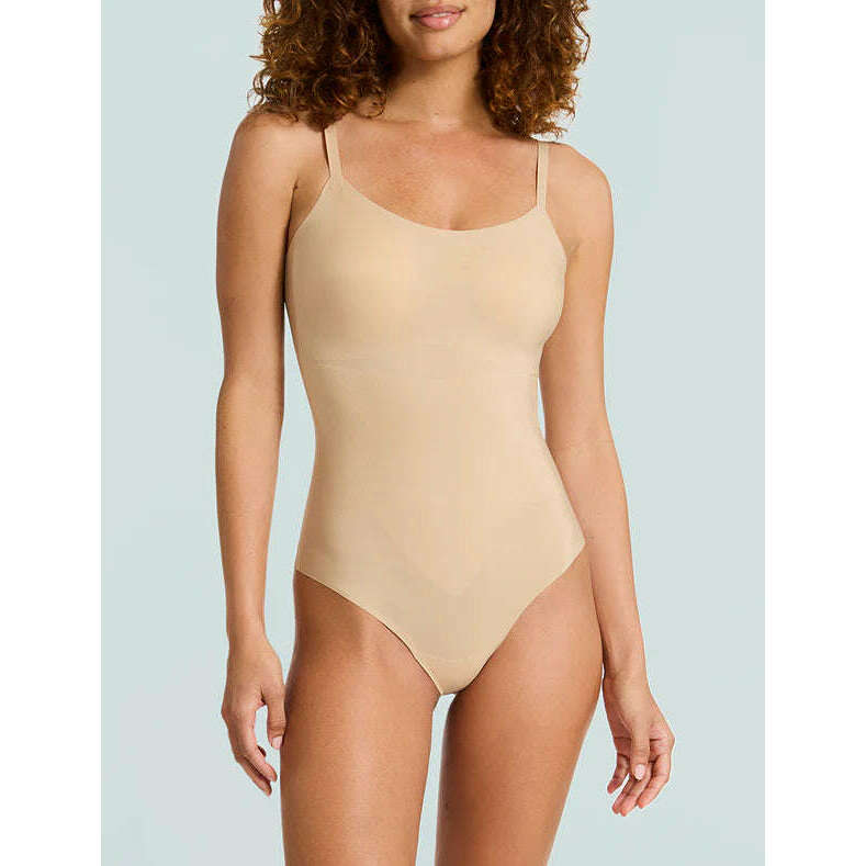 Commando Zone Smoothing Bodysuit Beige Plum Bottom