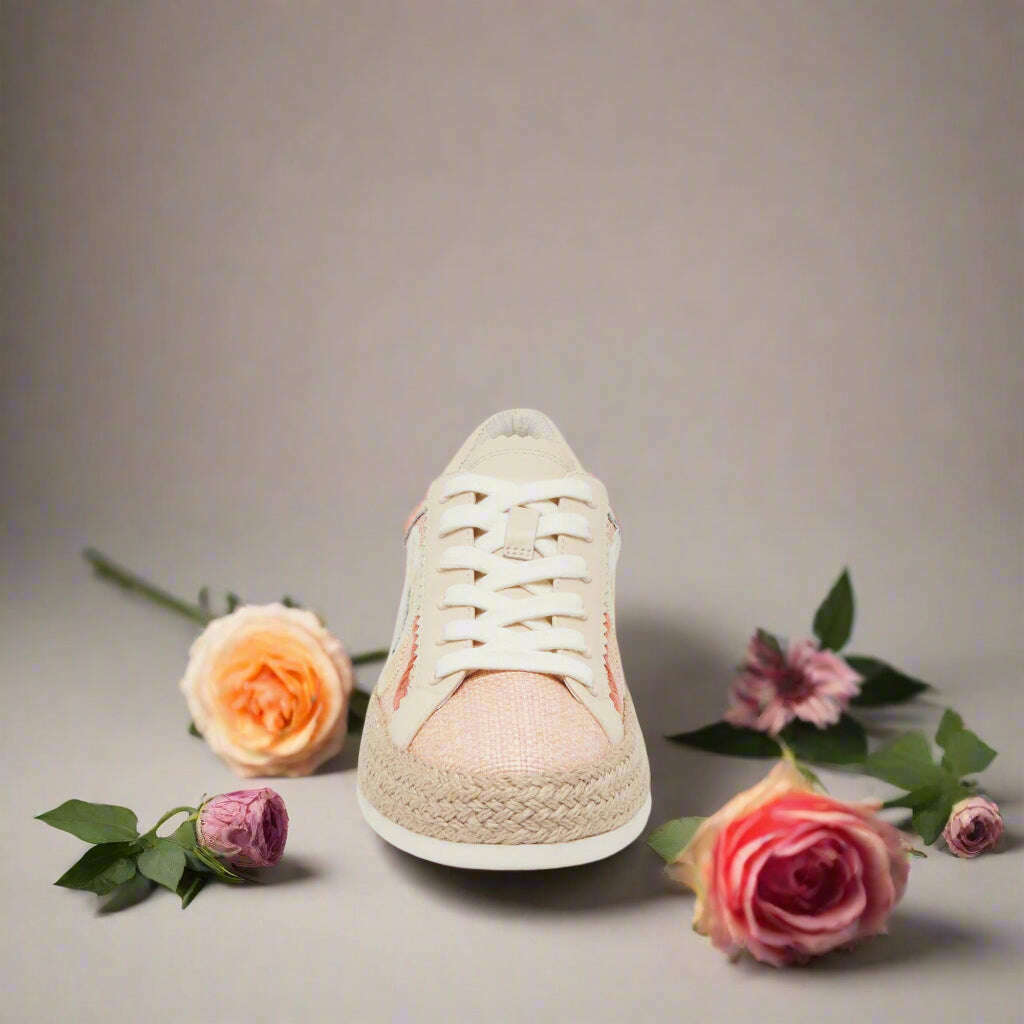 DOLCE VITA - Azalia - Pink Floral Raffia*, Sneakers, Dolce Vita, Plum Bottom