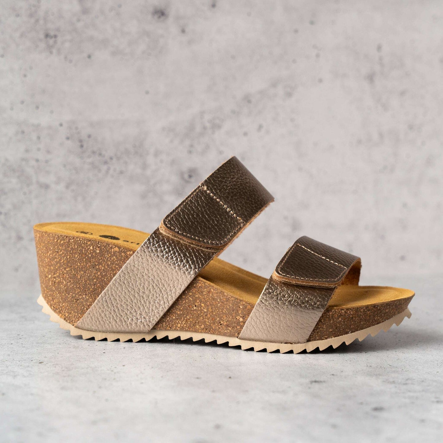 Eric Michael - Lily 2 - Light Bronze, Sandals, Eric Michael, Plum Bottom