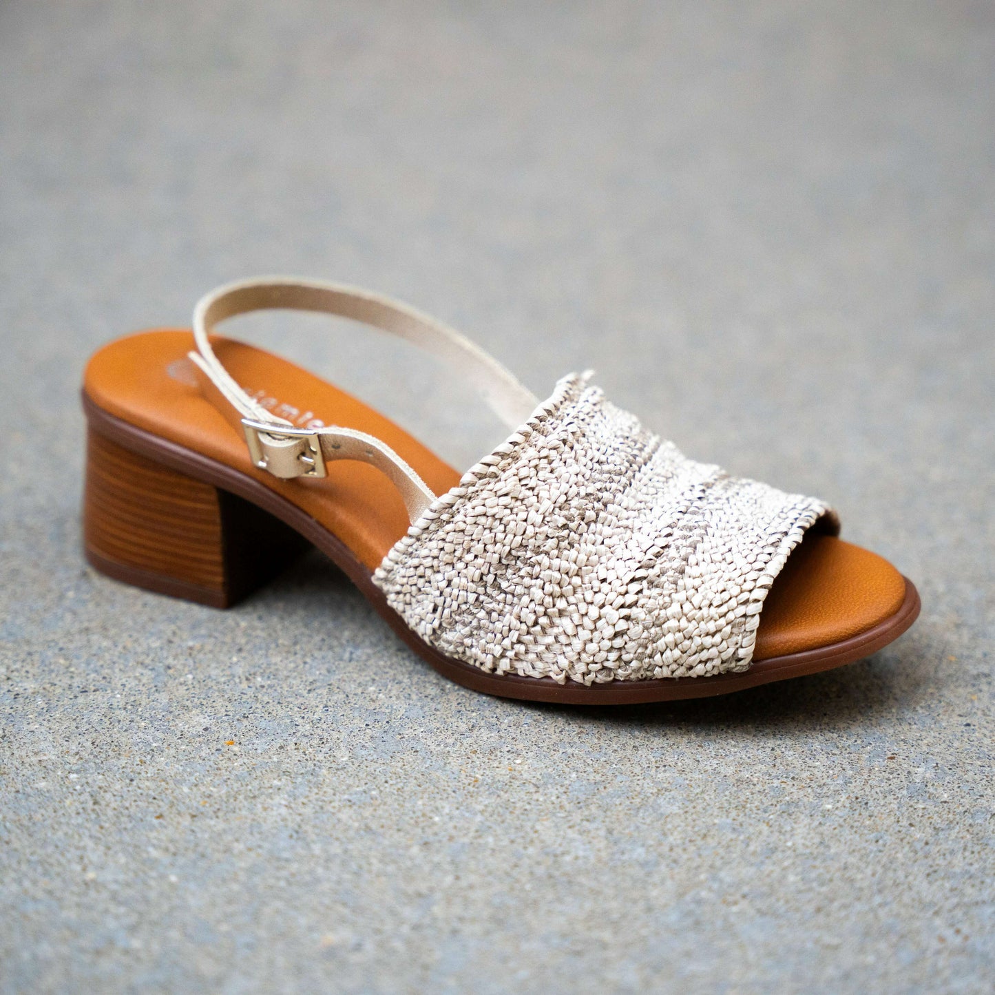 Eric Michael - RAFA - Ice & Tan, Sandals, Eric Michael, Plum Bottom