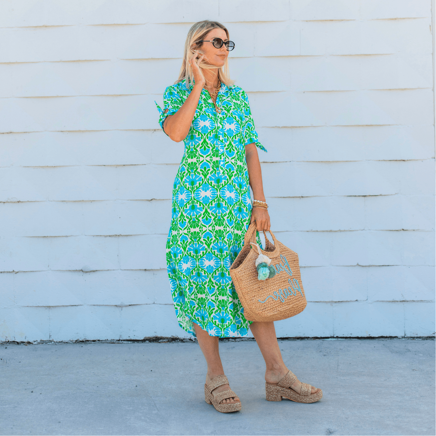 hailey midi dress LA MER LUXE Button Front inch length from shoulder Fabric Type: PU Size:Youth 2XS (3-4) Maya Sleeve Mini Dress
