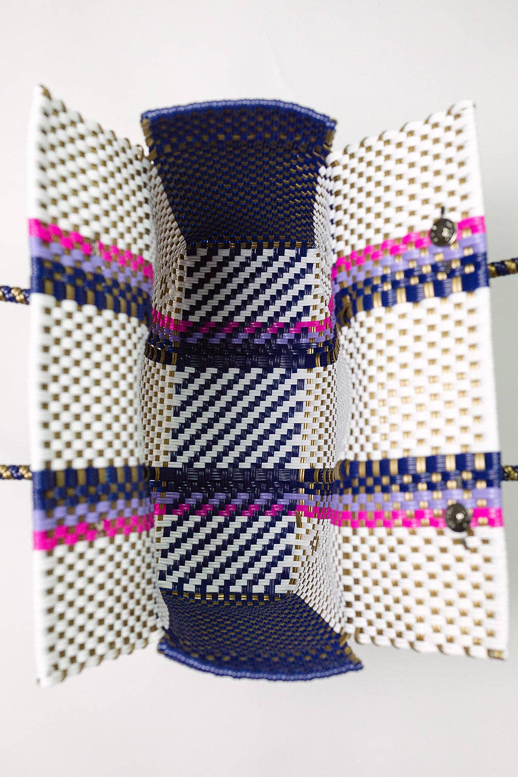 VALEROSA Diagonal Shopper Bag Peony