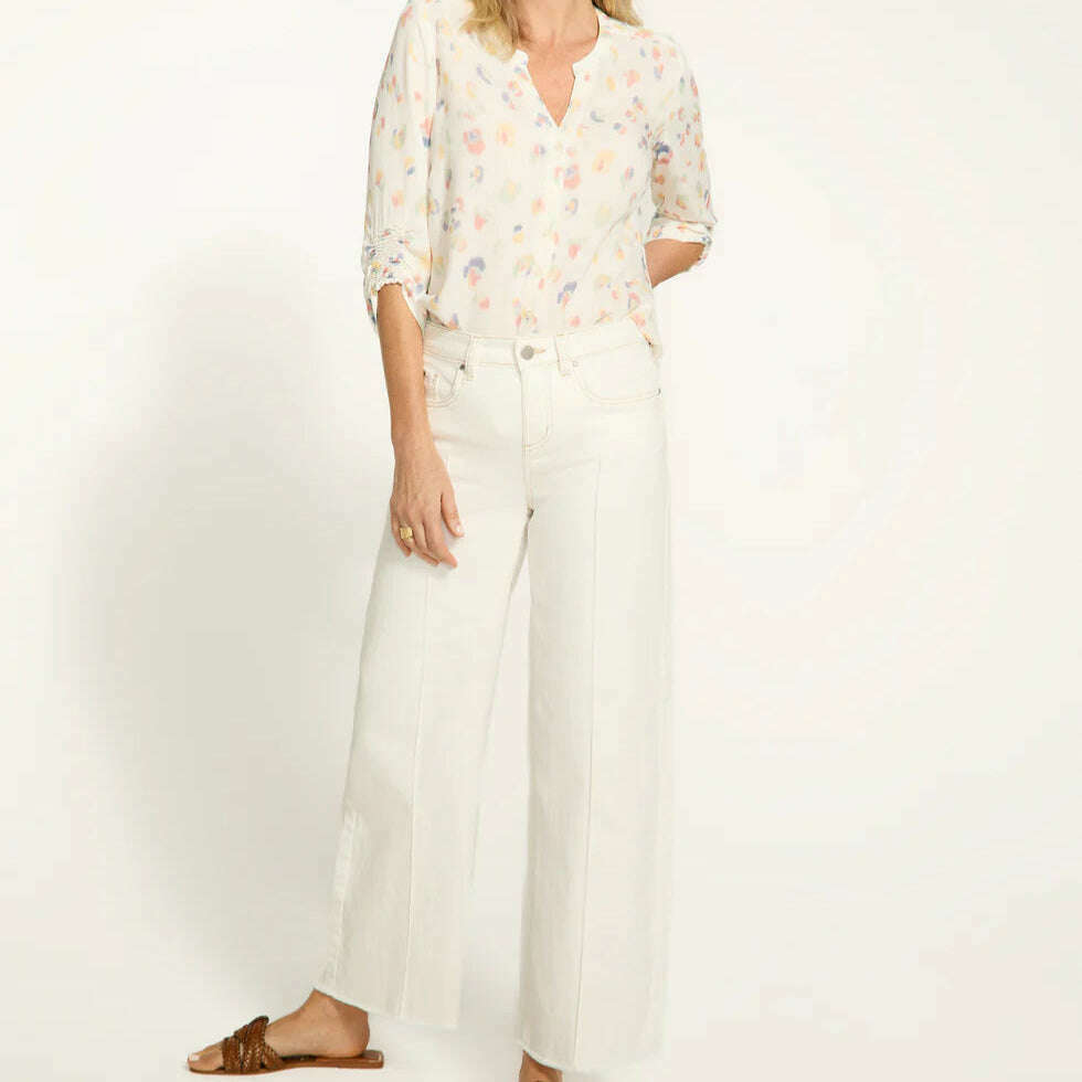 FDJ - OLIVIA - Ivory, Pants, FRENCH DRESSING JEANS, Plum Bottom