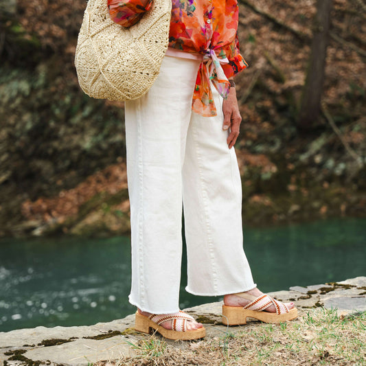 FDJ - OLIVIA - Ivory, Pants, FRENCH DRESSING JEANS, Plum Bottom