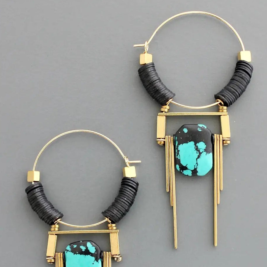 David Aubrey - ARTDECO - HOOP TURQUOISE