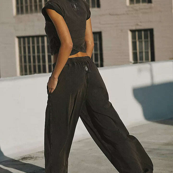Free People - Hot Shot Crossover - Black, CLOTHING, Free People, Plum Bottom