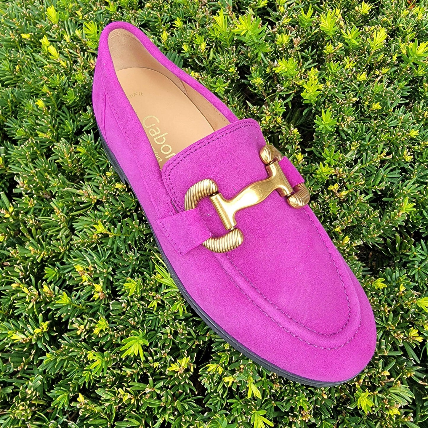 GABOR - 32.422.28 Malva - Purple Suede, Loafers, Gabor, Plum Bottom