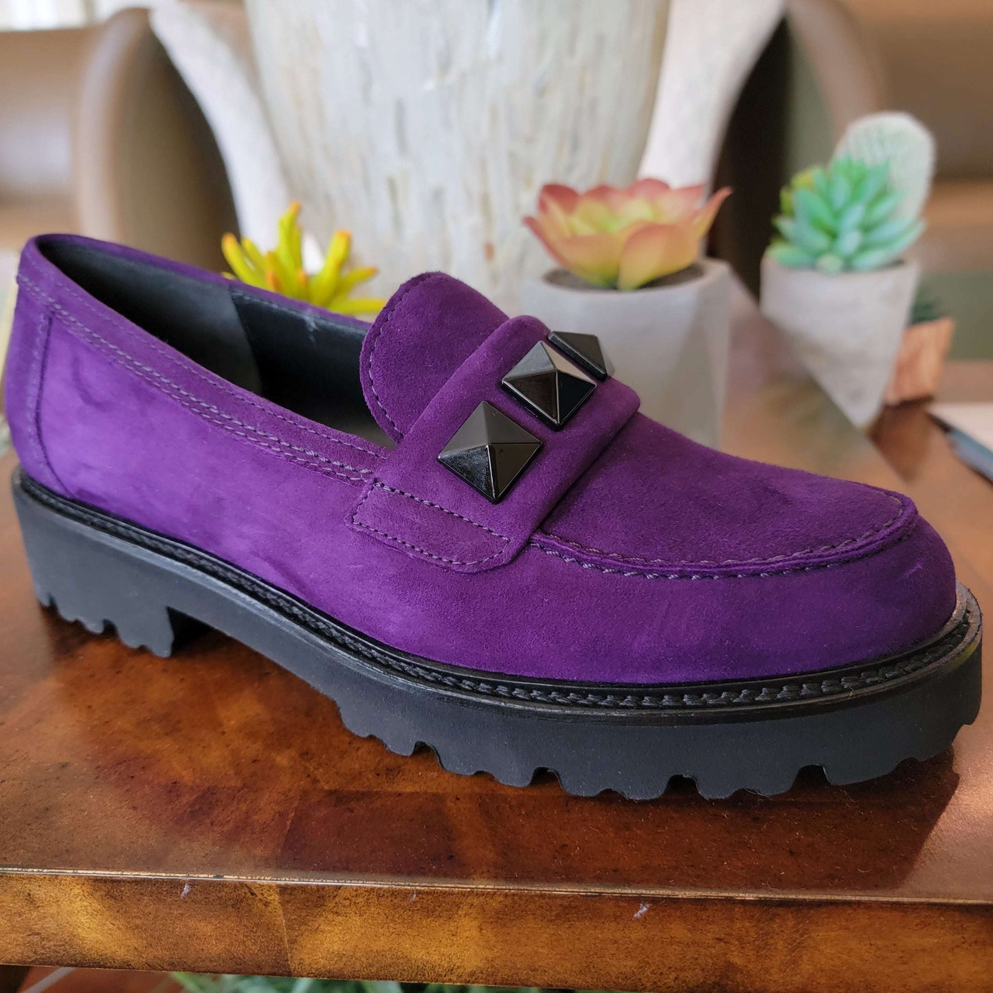 Gabor - 35.243.13, Loafers, Gabor, Plum Bottom