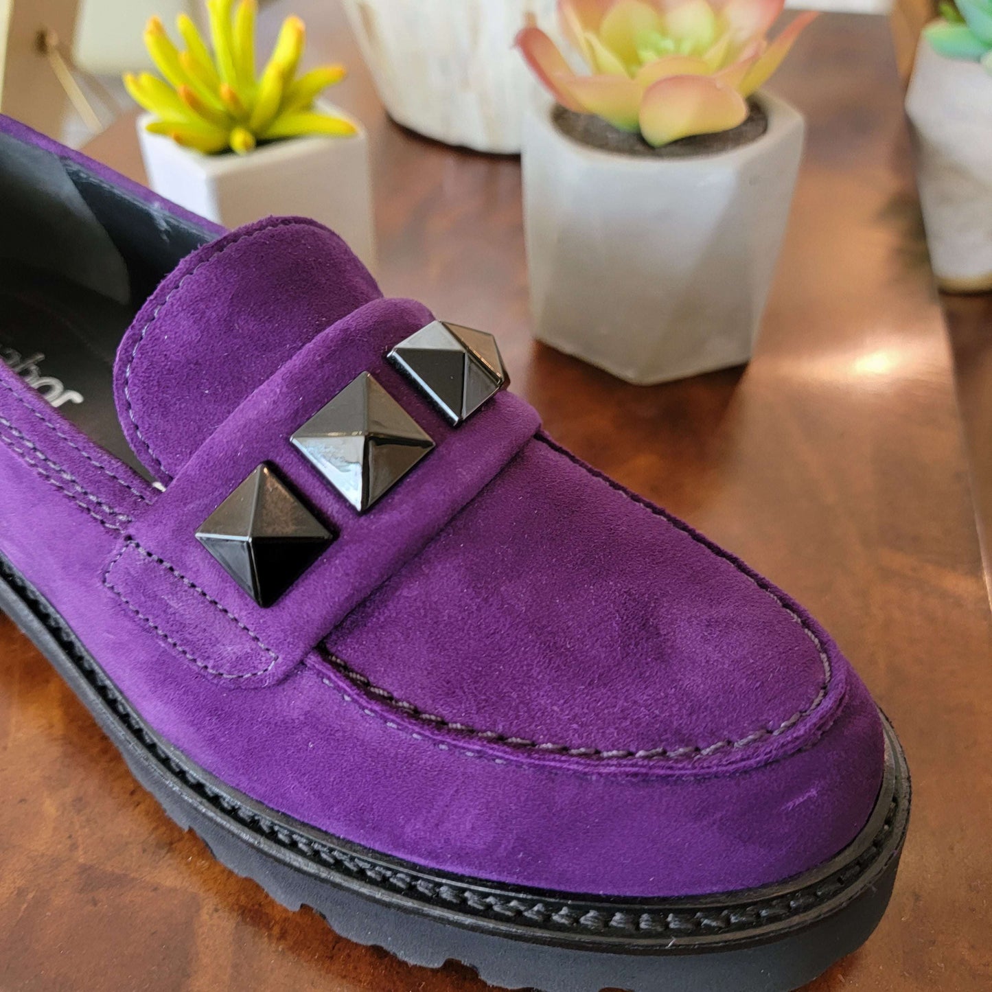 Gabor - 35.243.13, Loafers, Gabor, Plum Bottom
