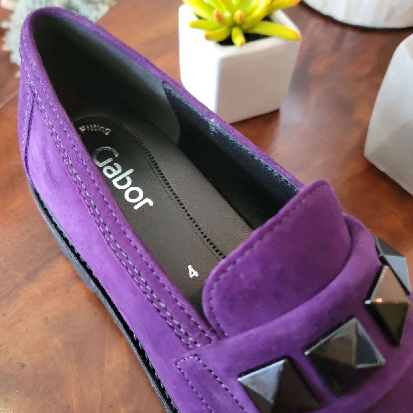 Gabor - 35.243.13, Loafers, Gabor, Plum Bottom