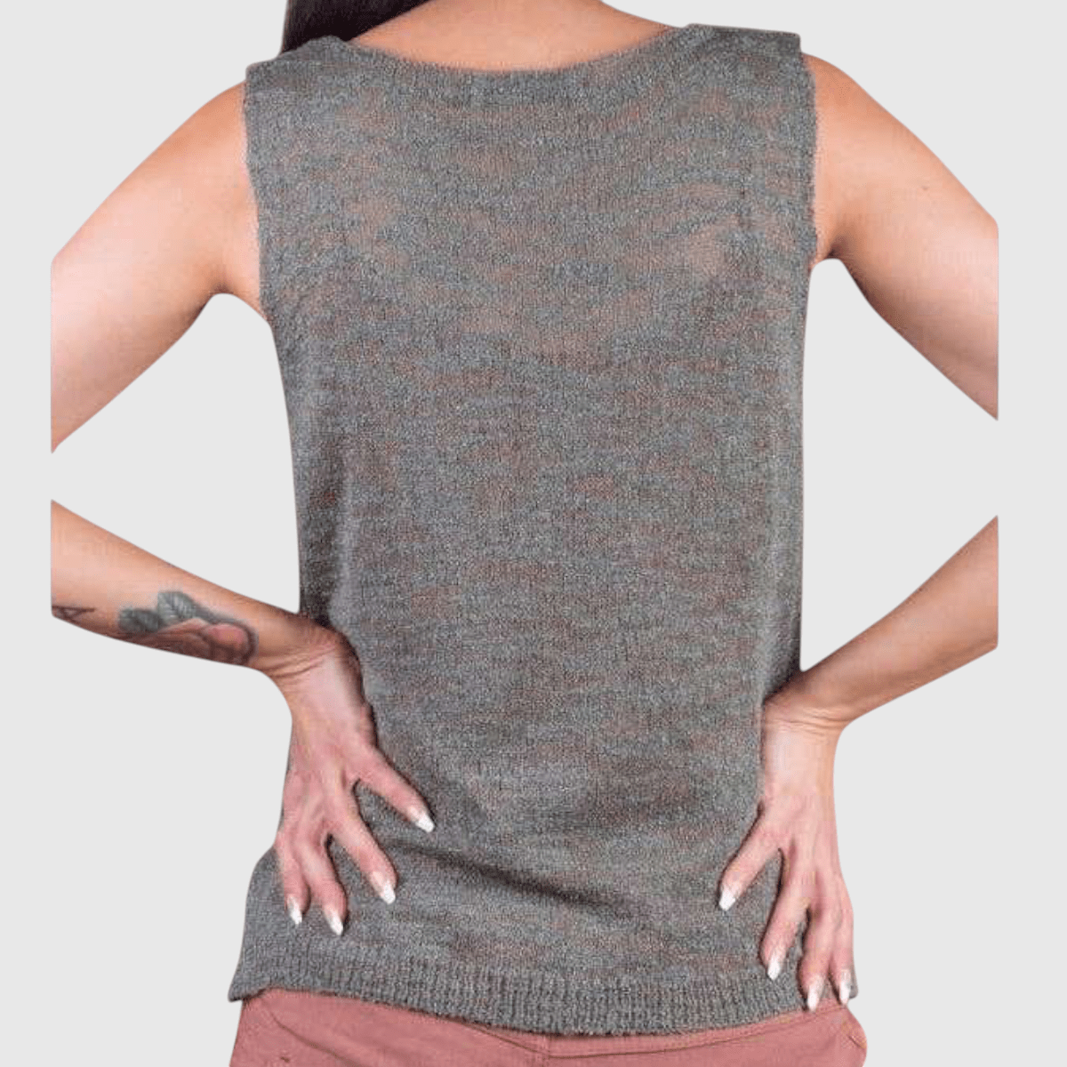 Gigi Moda - Strato Tank: Olive, CLOTHING, Gigi Moda, Plum Bottom