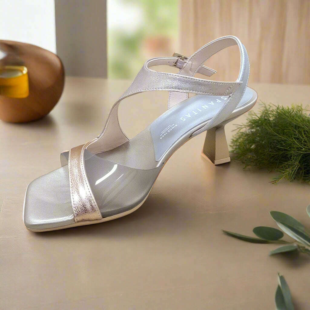 Hispanitas - Danielle Heeled Sandal - Rame/Cave/Silver, Sandals, Hispanitas, Plum Bottom