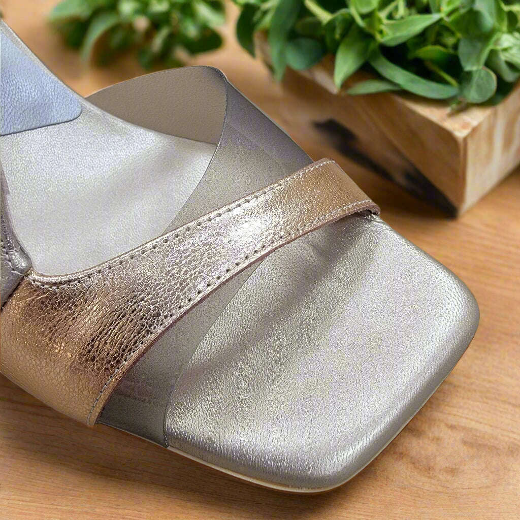 Hispanitas - Danielle Heeled Sandal - Rame/Cave/Silver, Sandals, Hispanitas, Plum Bottom