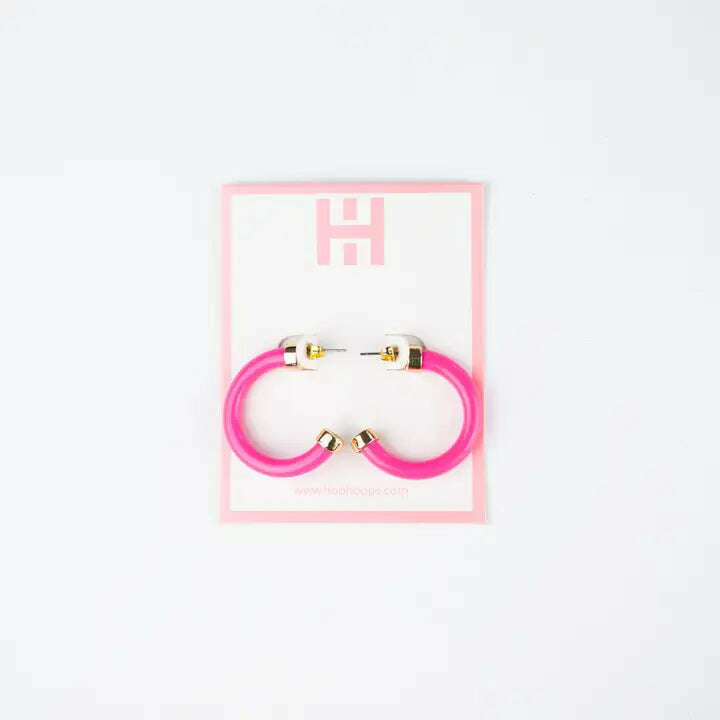 HOO HOOPS - Mini 1" Hoops (lots of color options), ACCESSORIES, HOO HOOPS, Plum Bottom