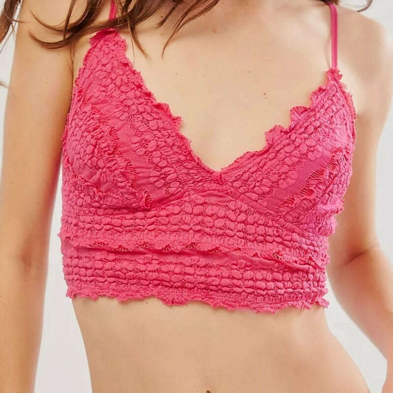 Intimately - AMINA BRALETTE - Raspberry, CLOTHING, Free People, Plum Bottom