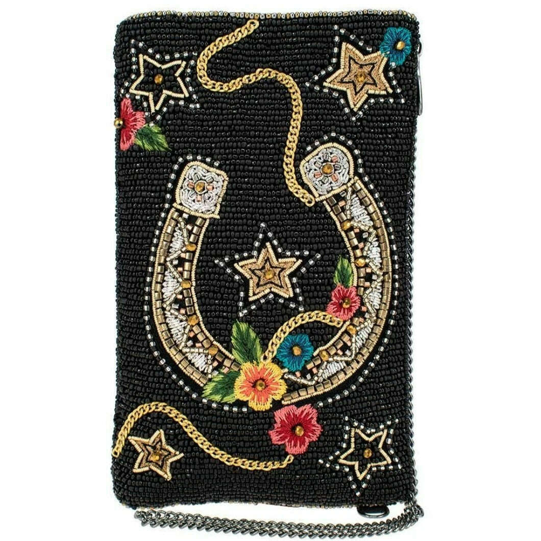 Mary Frances - Good Luck Cell Phone Purse, ACCESSORIES, Mary Frances, Plum Bottom