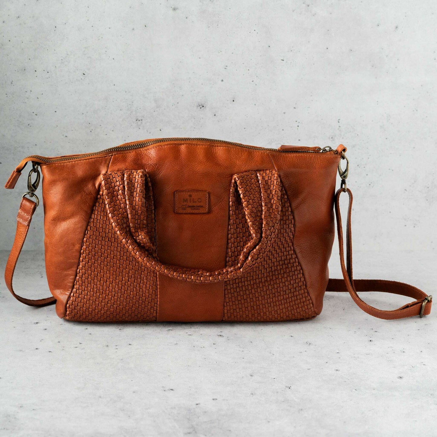 Milo - 71 Angela - Cognac, Handbags, milo, Plum Bottom