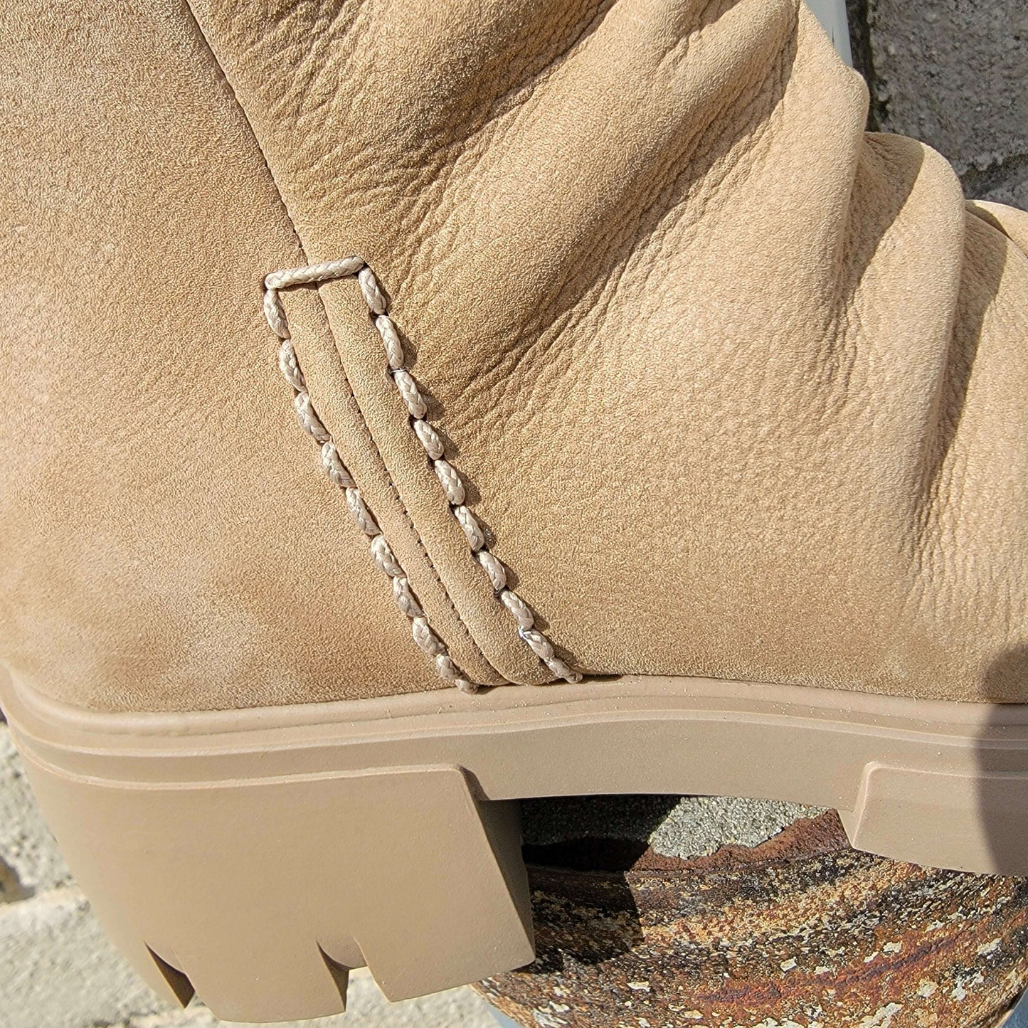 Naked Feet - Protocol - Beige, Boots, Naked Feet, Plum Bottom
