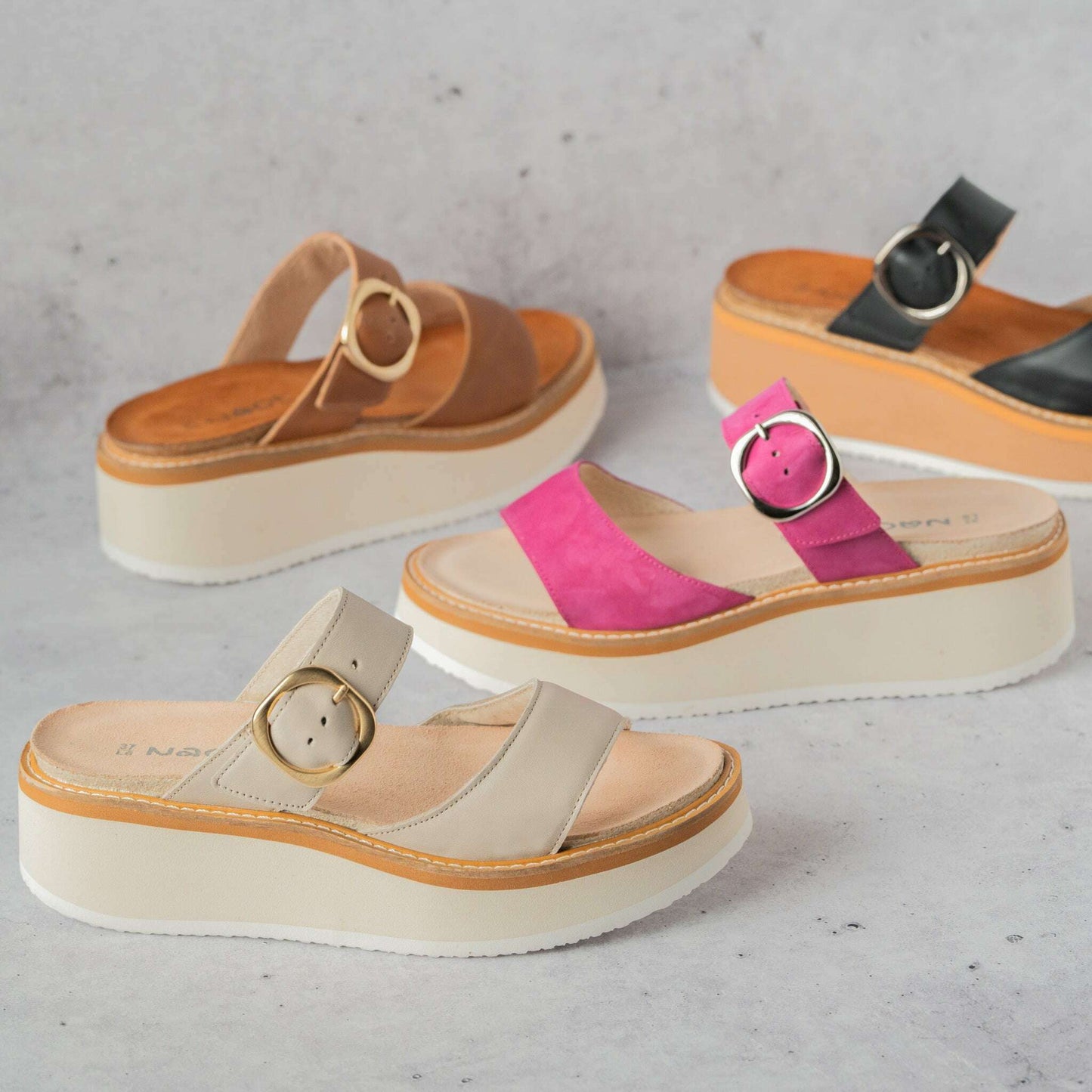 NAOT - 124204 HALVAH, Sandals, Yaleet, Plum Bottom