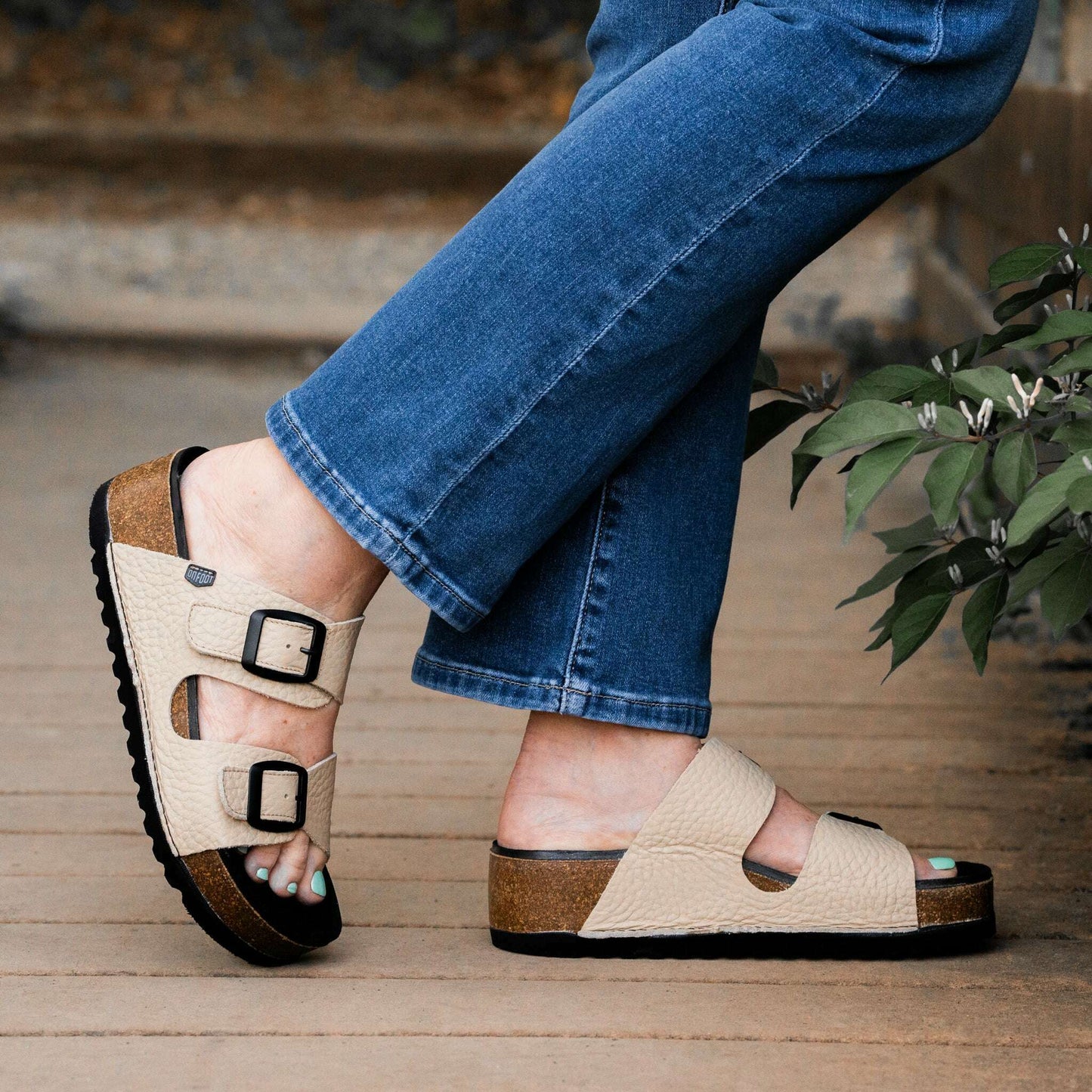 On Foot - Naoshima, Sandals, ONFOOT, Plum Bottom
