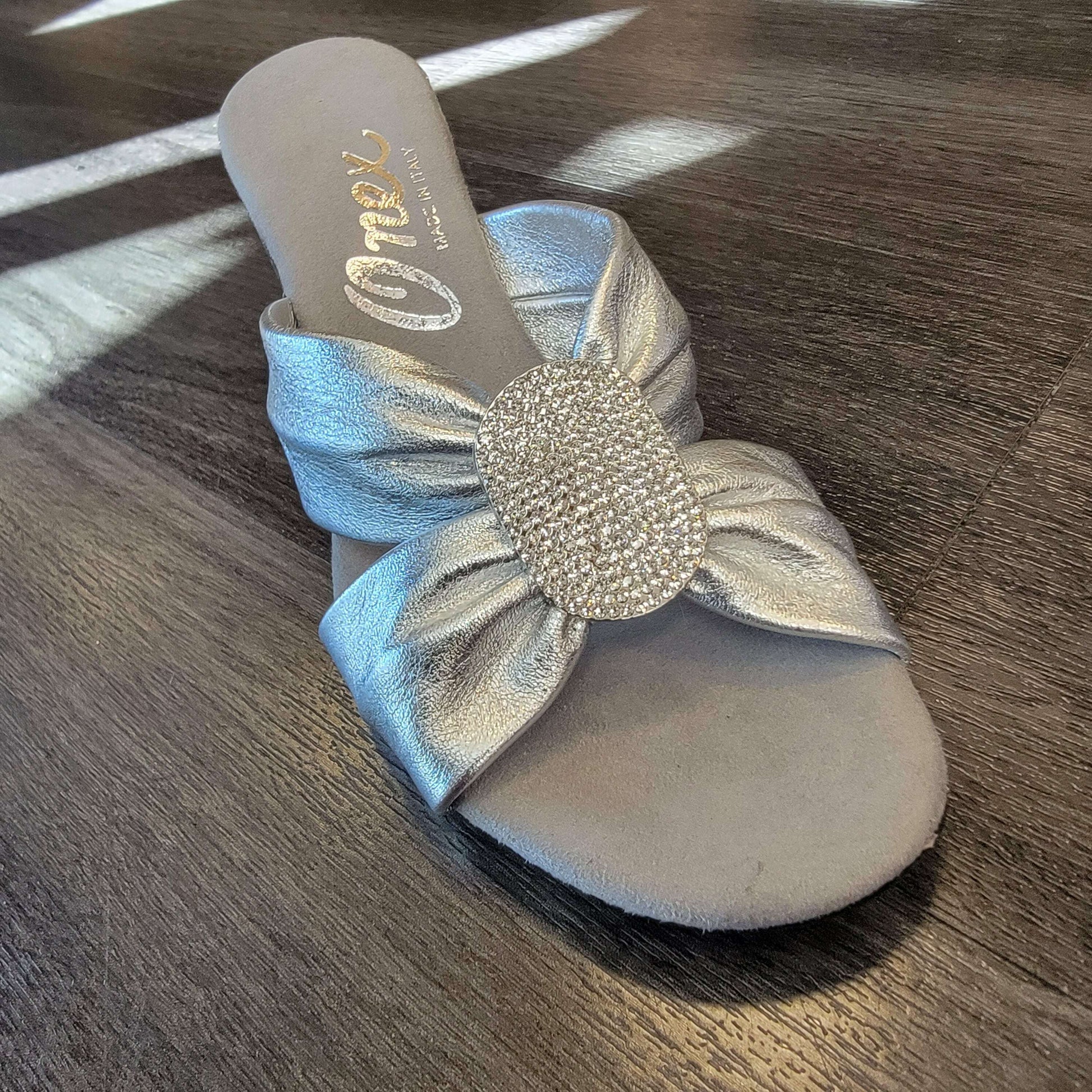 ONEX - DIONA - Silver, Sandals, Onex, Plum Bottom