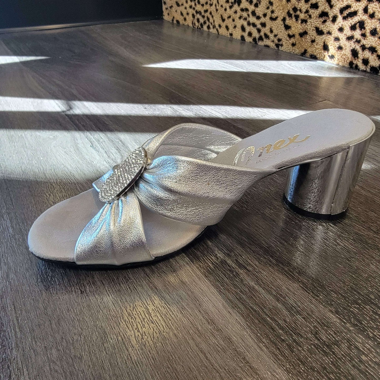 ONEX - DIONA - Silver, Sandals, Onex, Plum Bottom