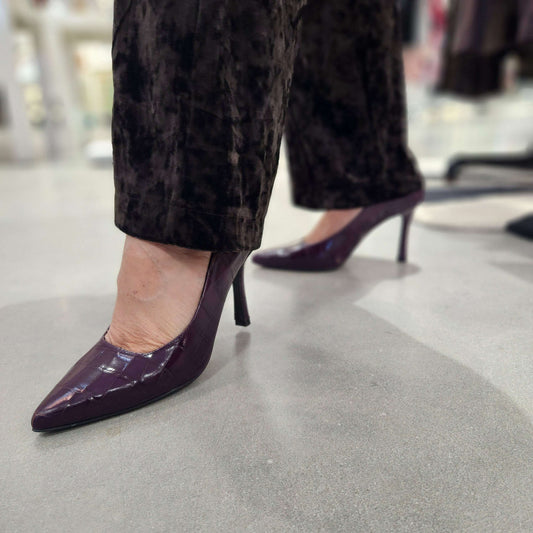 Pedro Anton - 3800 Purple Pump, Pumps, PEDRO ANTON, Plum Bottom