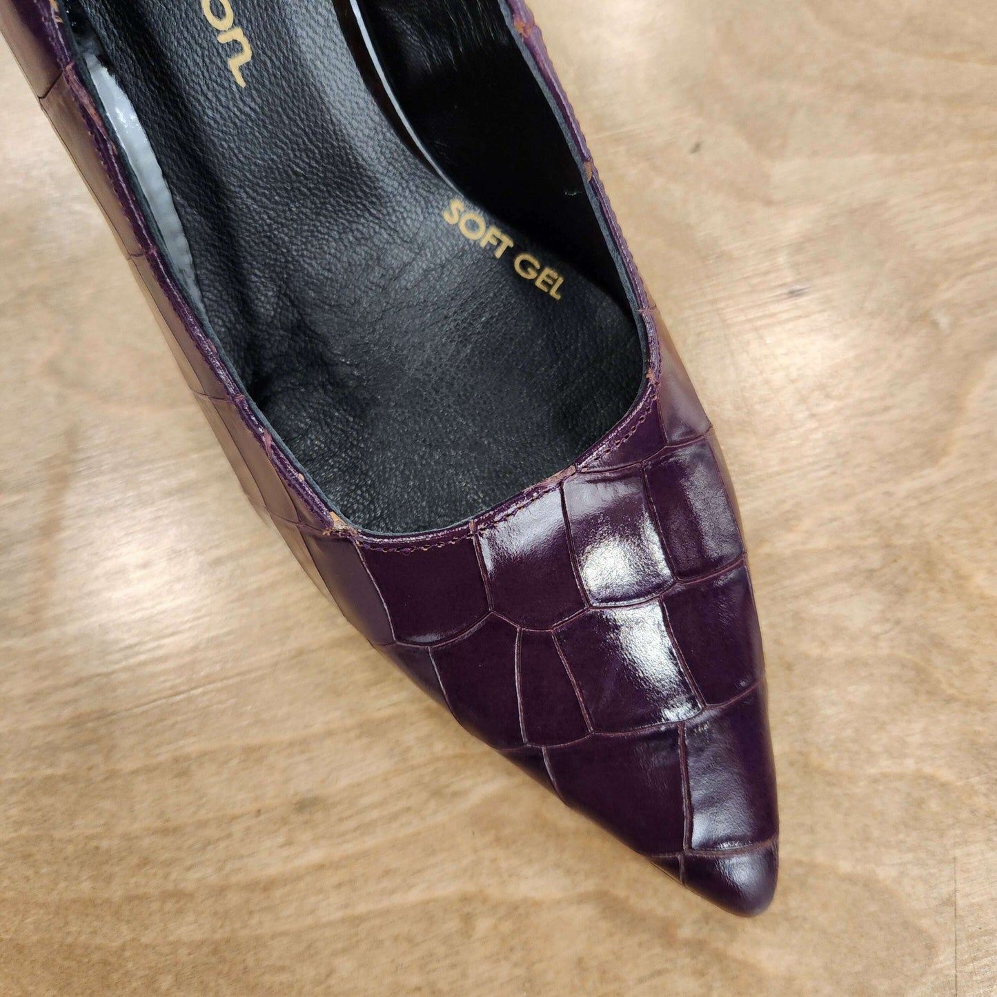 Pedro Anton - 3800 Purple Pump, Pumps, PEDRO ANTON, Plum Bottom